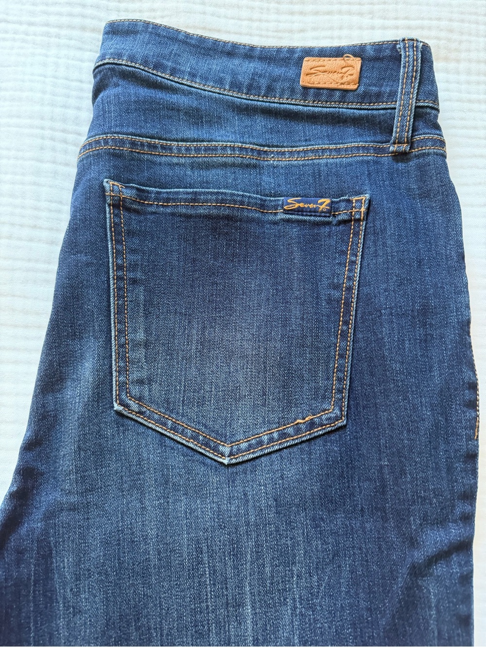 Seven 7 High Rise Slim Straight Jeans - Picture 8 of 9
